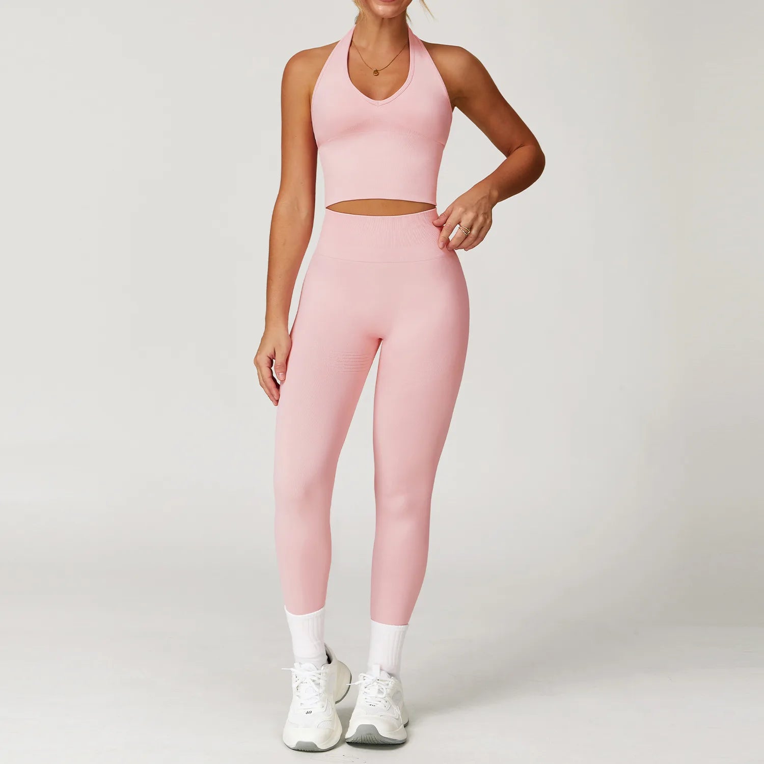 Women's Seamless Gym Set — 2 or 3 Piece Yoga Workout Suit