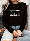 Faith Print Long Sleeve Top