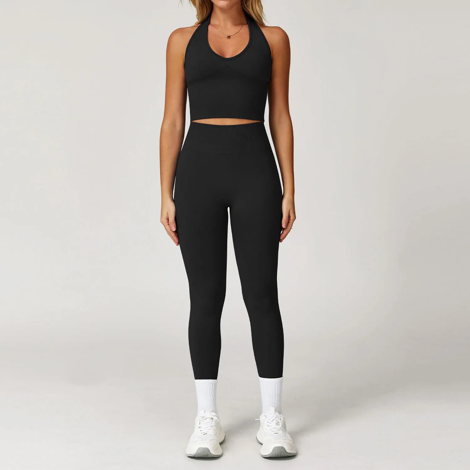 Women's Seamless Gym Set — 2 or 3 Piece Yoga Workout Suit