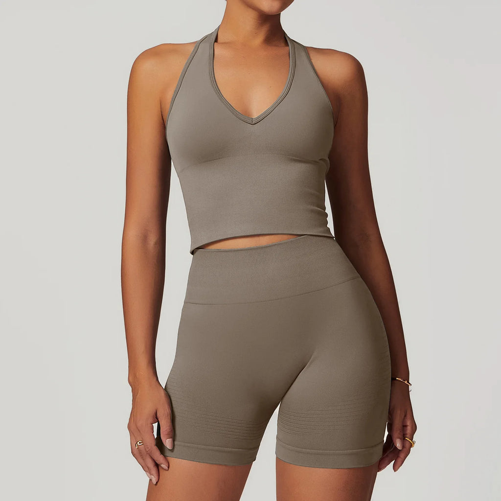 Women's Seamless Gym Set — 2 or 3 Piece Yoga Workout Suit