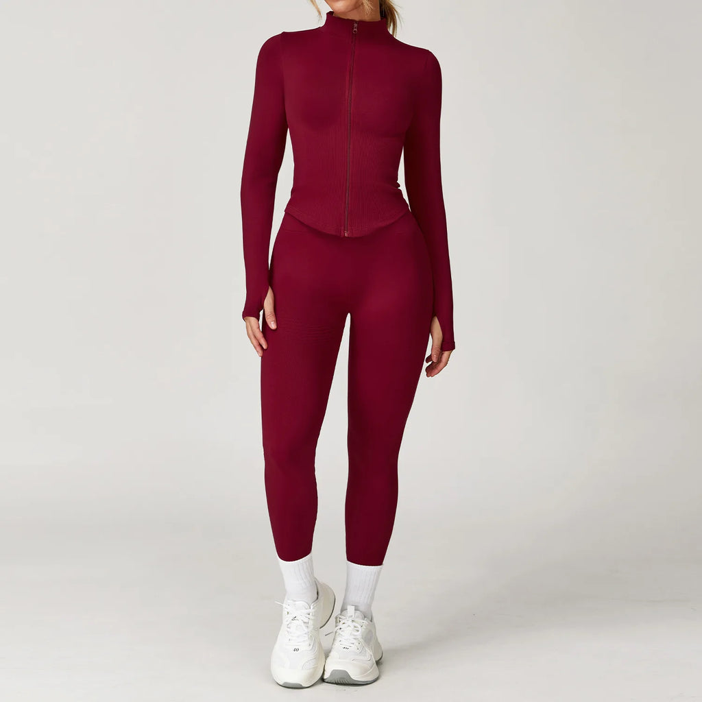 Women's Seamless Gym Set — 2 or 3 Piece Yoga Workout Suit