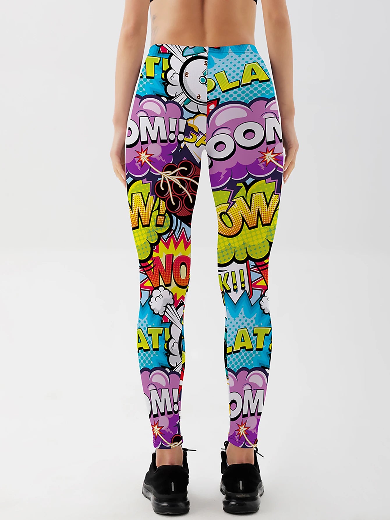 Women's 3D Print Push-Up Leggings