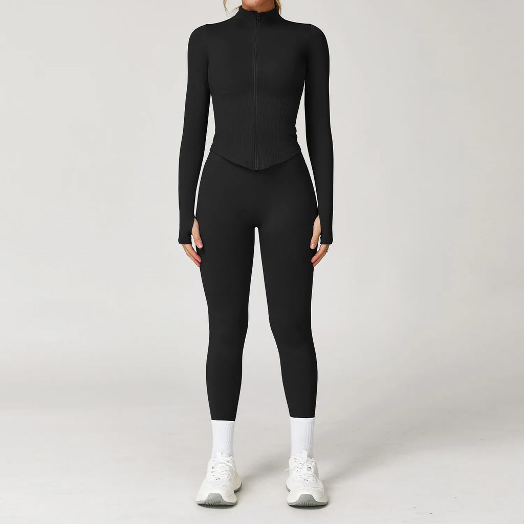 Women's Seamless Gym Set — 2 or 3 Piece Yoga Workout Suit