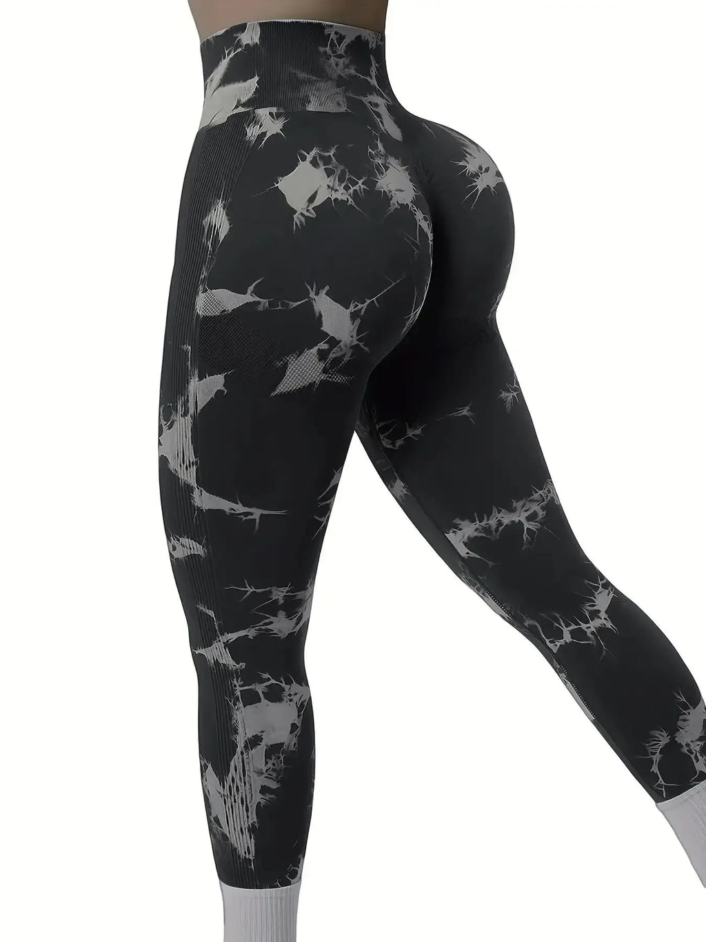 Women's Tie-Dye Seamless Yoga Pants — Peach Butt & High Waist