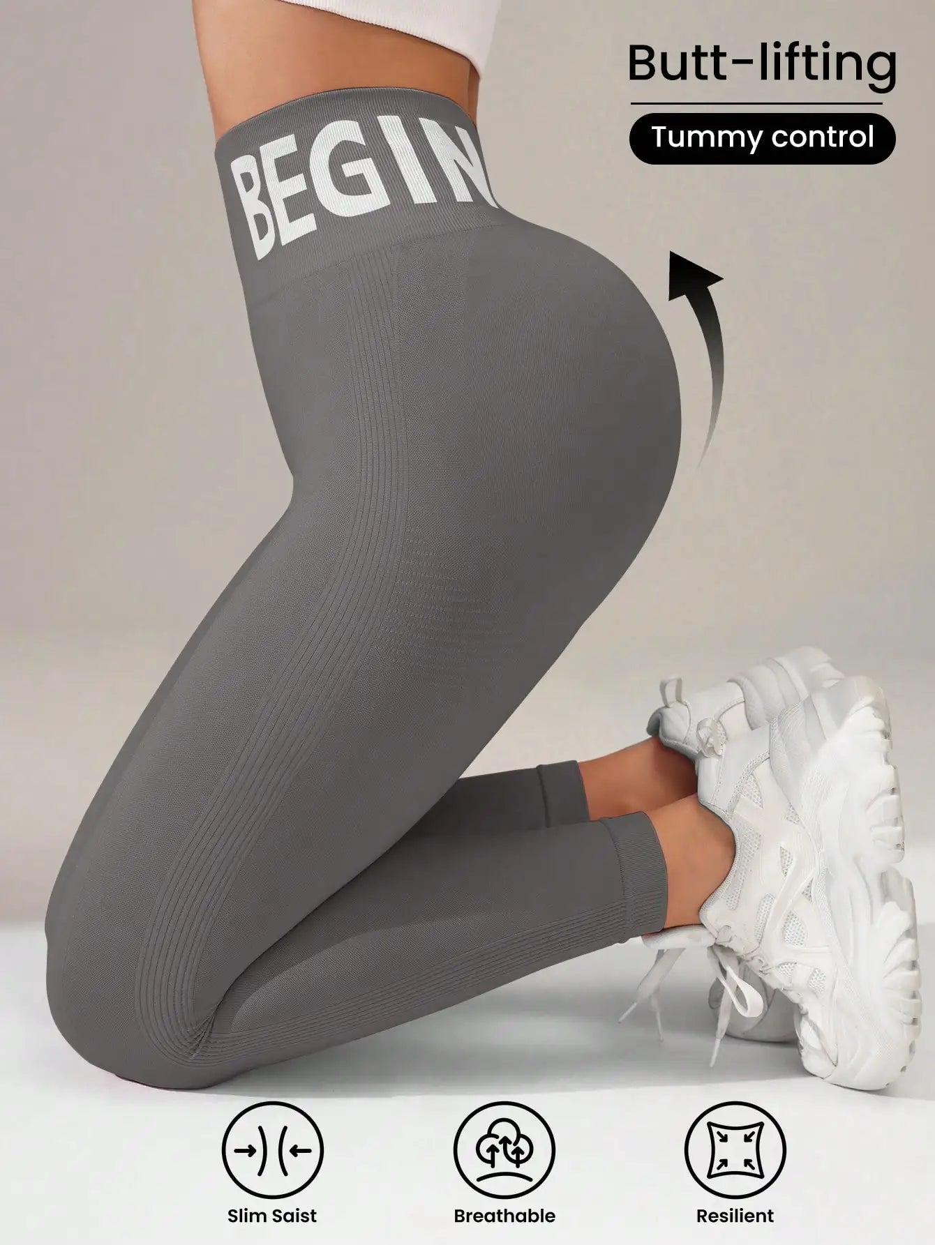 Women's Seamless Butt-Lifting Yoga Leggings