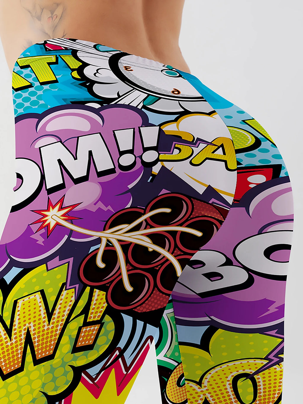 Women's 3D Print Push-Up Leggings