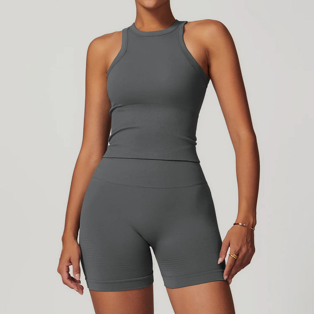Women's Seamless Gym Set — 2 or 3 Piece Yoga Workout Suit