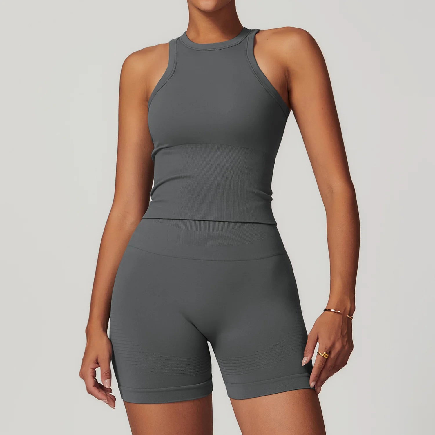 Women's Seamless Gym Set — 2 or 3 Piece Yoga Workout Suit