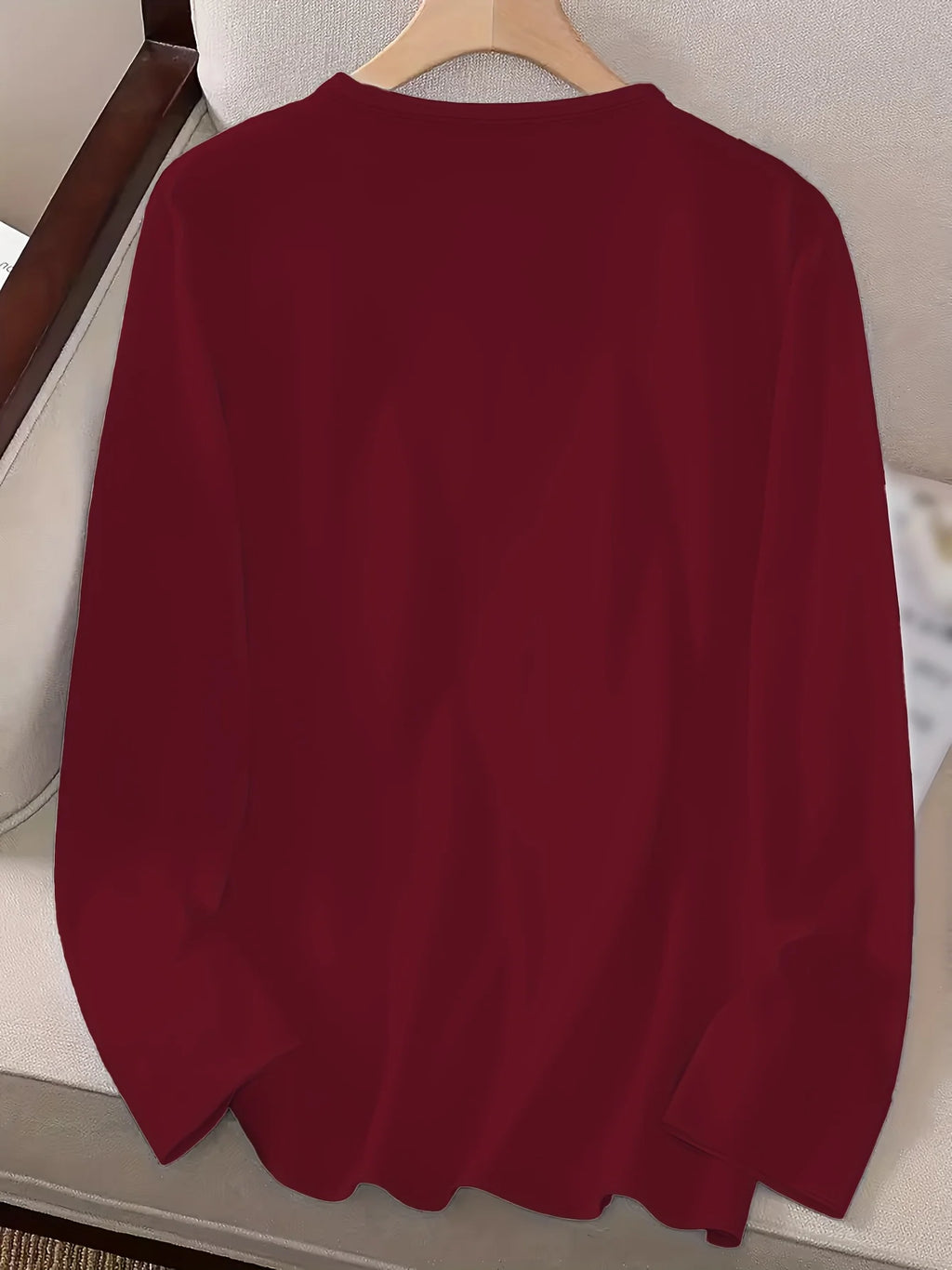 Faith Print Long Sleeve Top