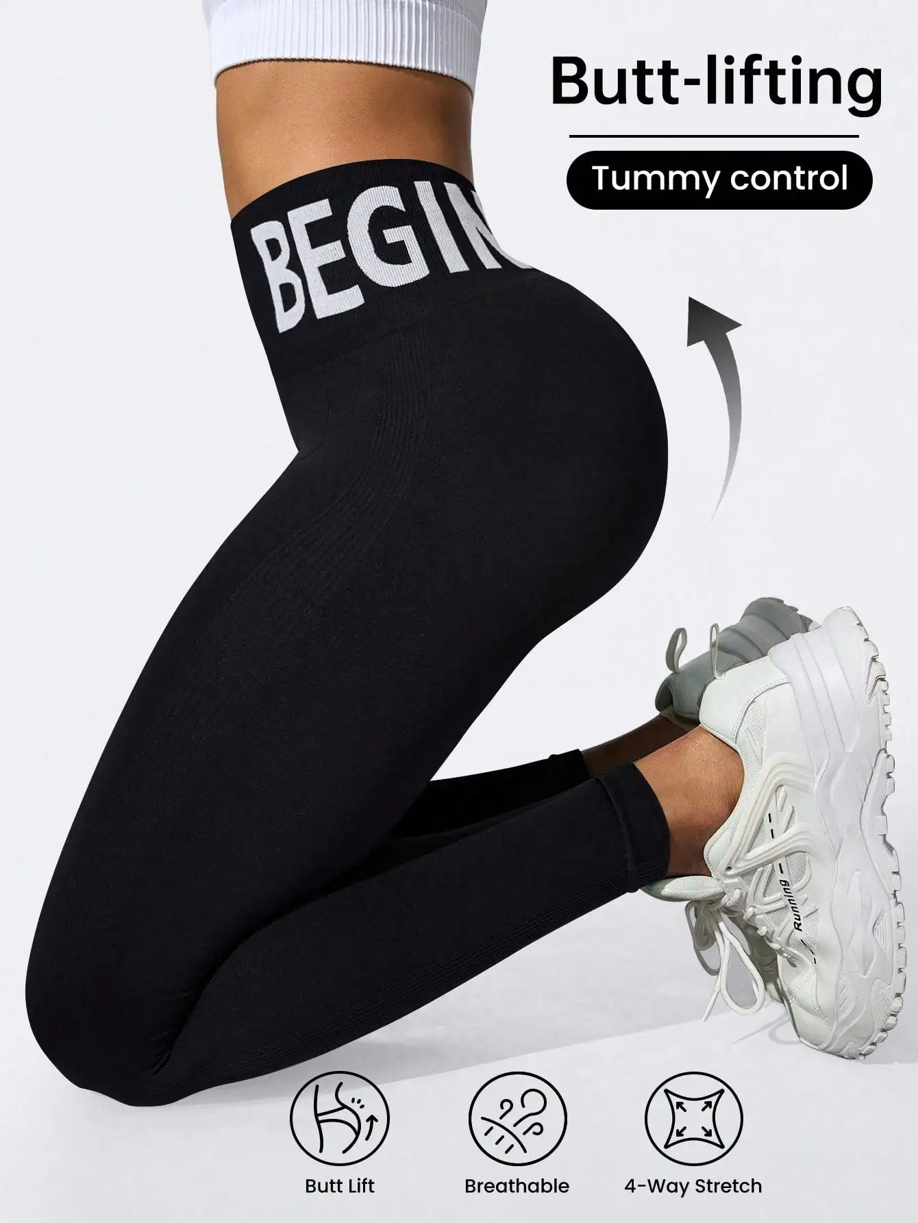 Women's Seamless Butt-Lifting Yoga Leggings