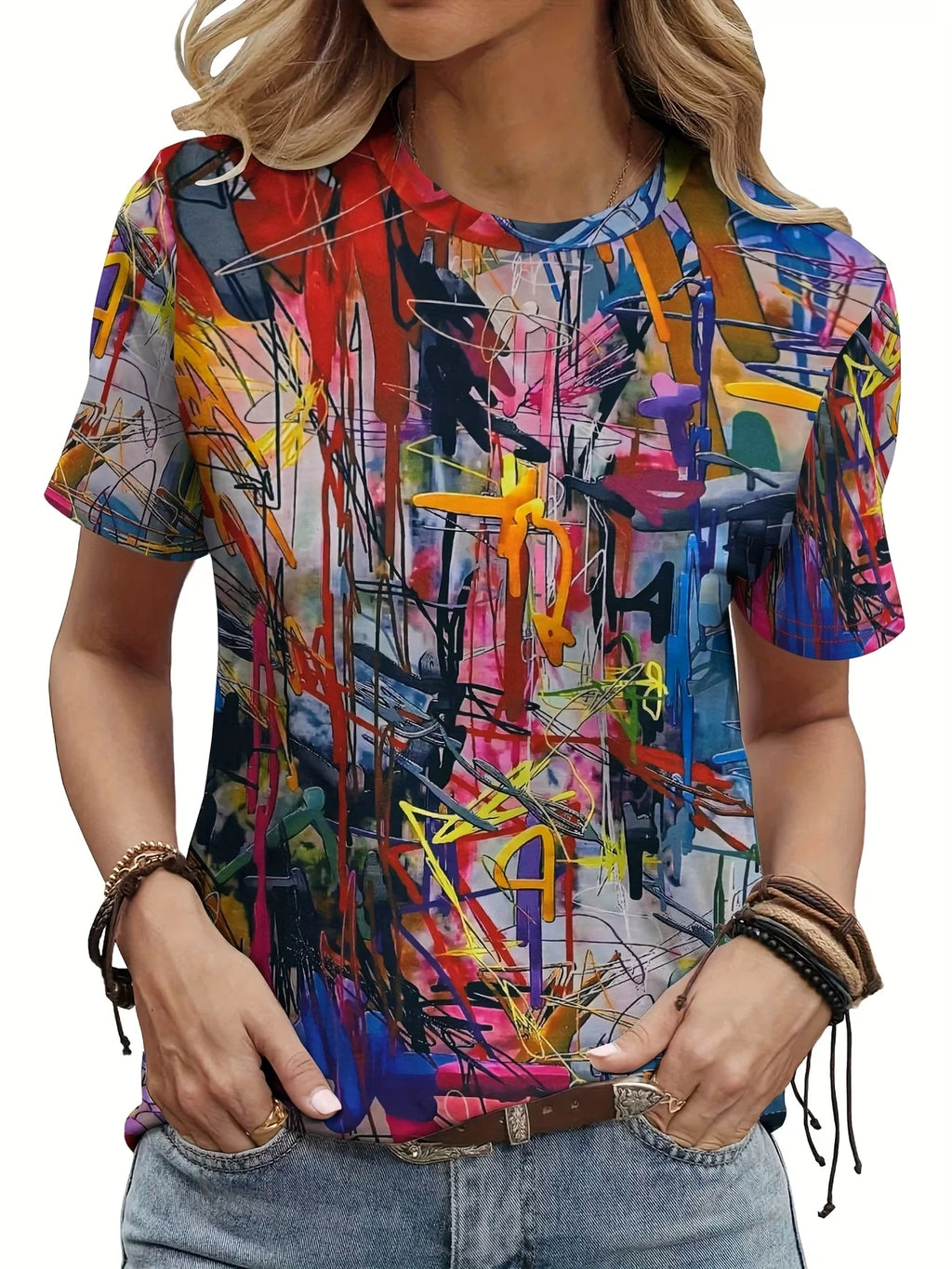 Abstract Graffiti Art T-Shirt
