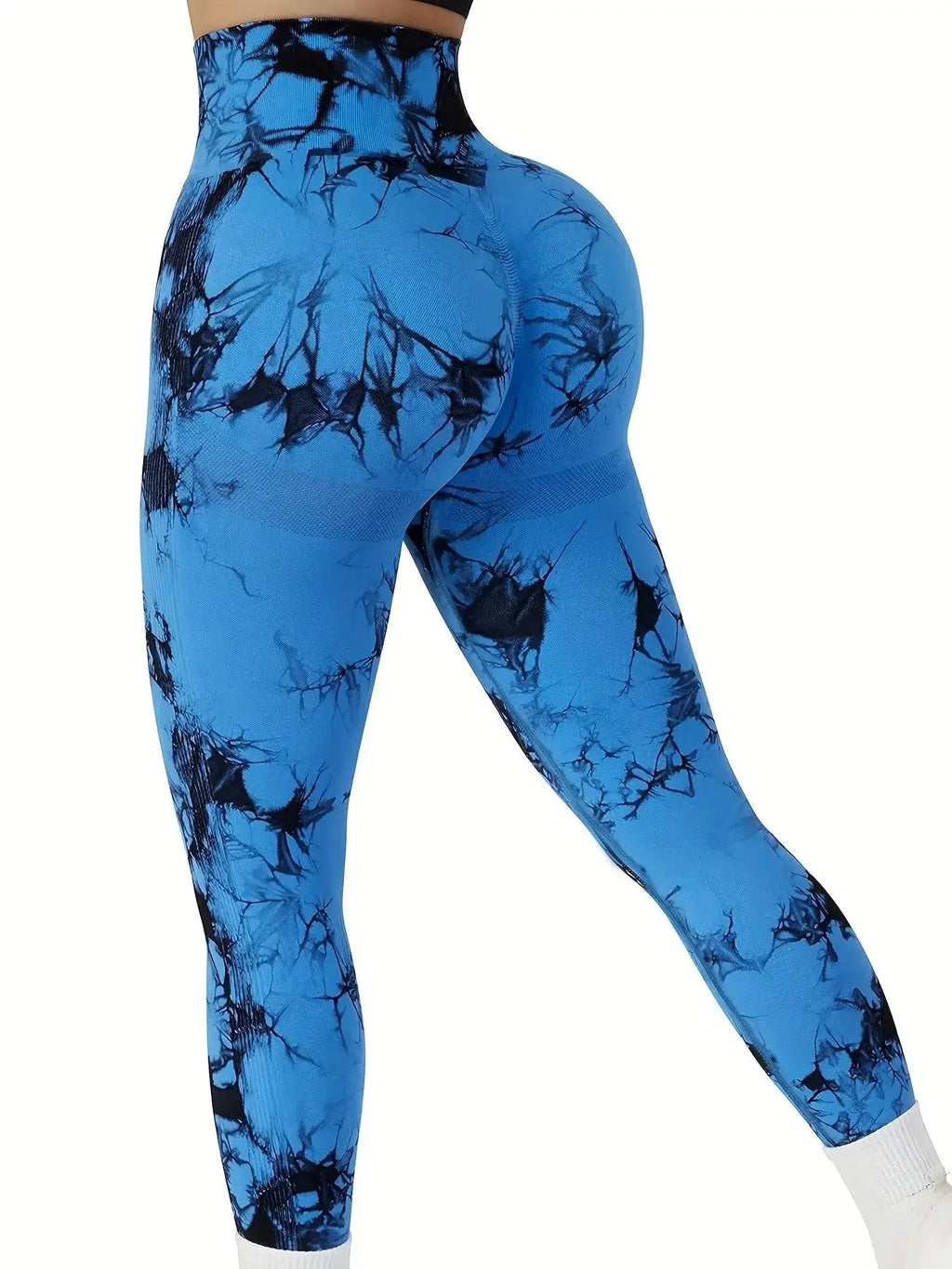 Women's Tie-Dye Seamless Yoga Pants — Peach Butt & High Waist