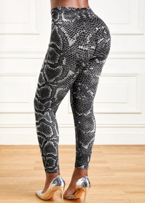 Women's Striped High-Waist Slim Fit Pants