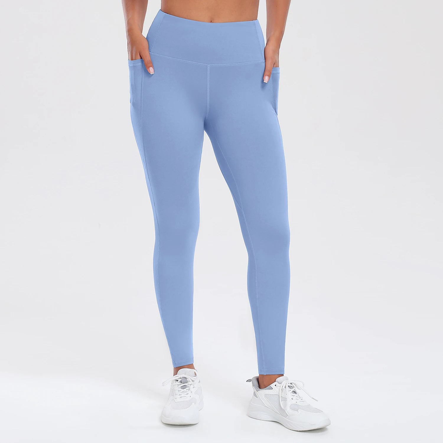Women's High-Waist Yoga Pants with Pockets — Butt Lifting & Tummy Control