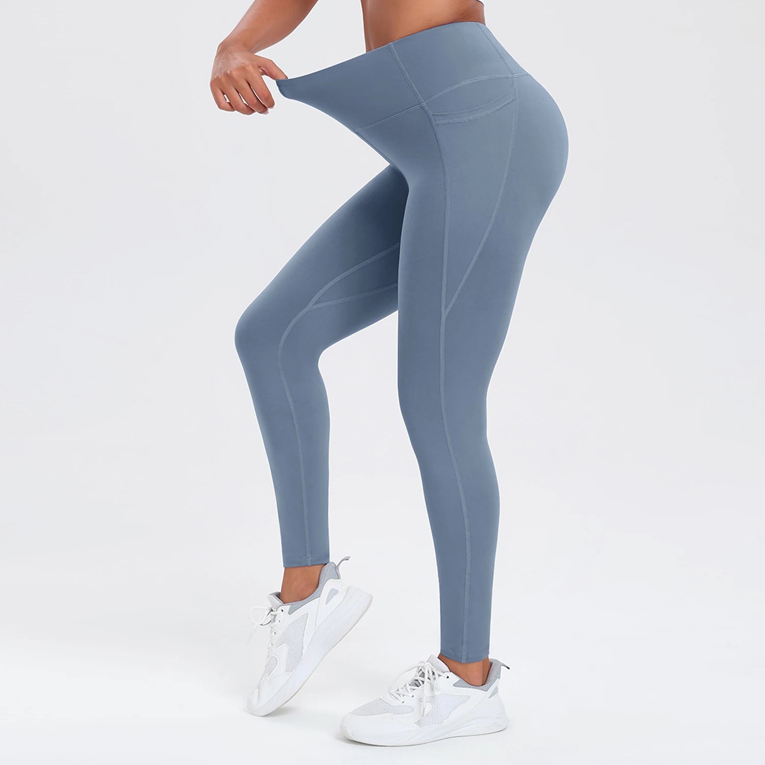 Women's High-Waist Yoga Pants with Pockets — Butt Lifting & Tummy Control