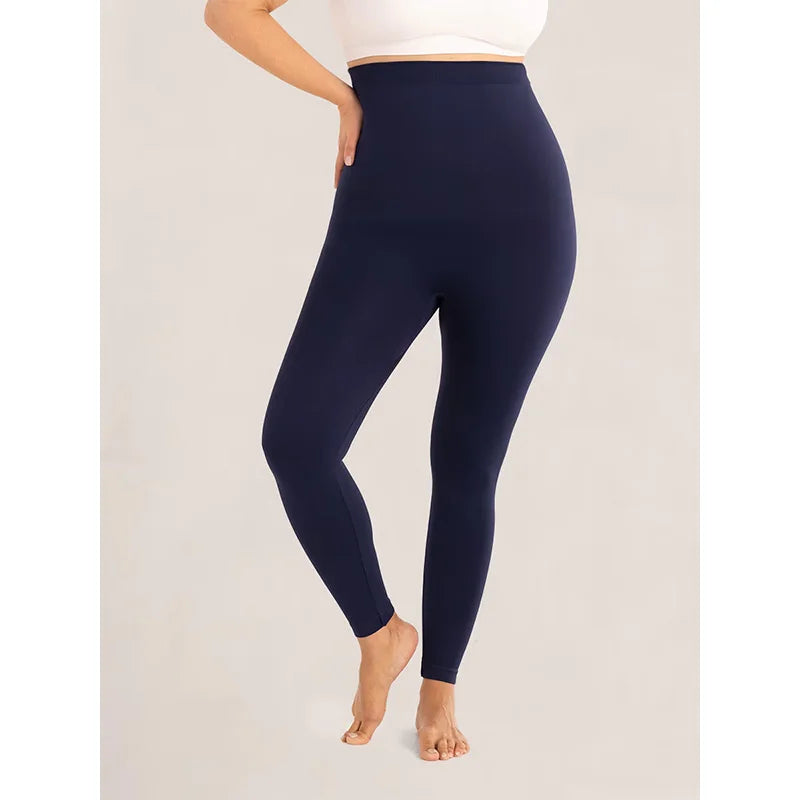 High-Waist Shaper Leggings — Belly Control, Silicone Non-Slip