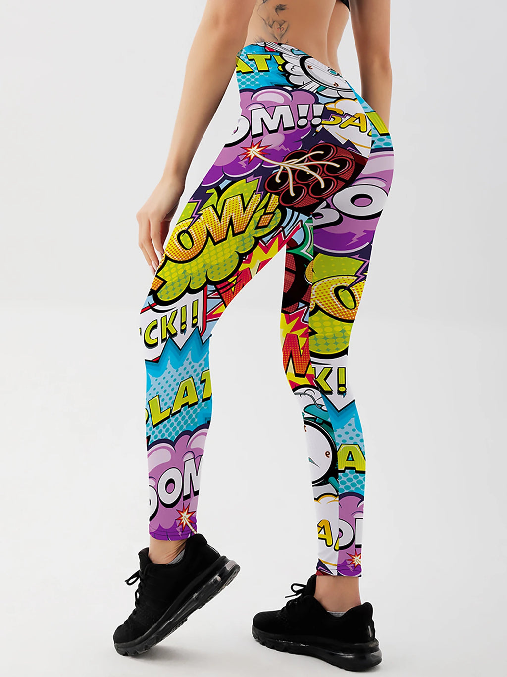 Women's 3D Print Push-Up Leggings