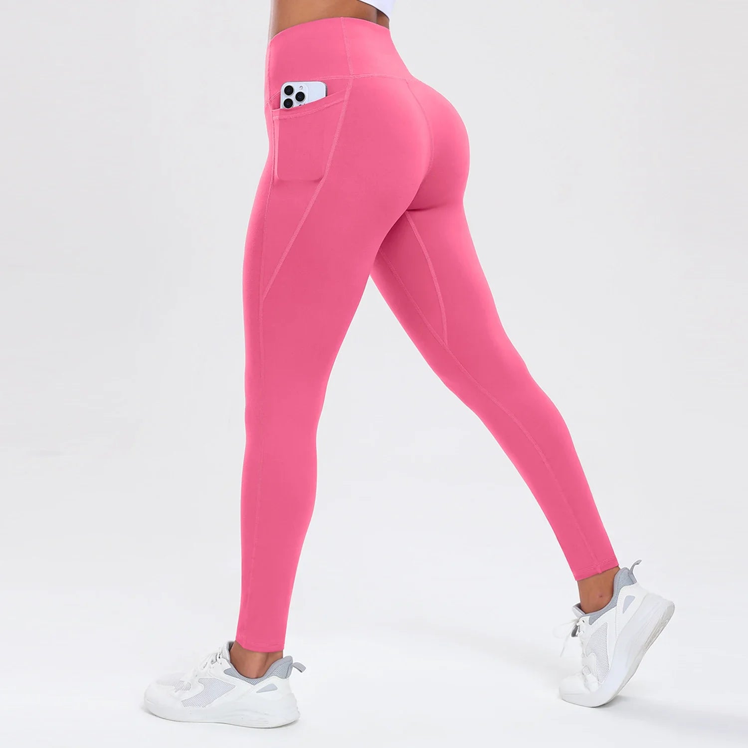 Women's High-Waist Yoga Pants with Pockets — Butt Lifting & Tummy Control