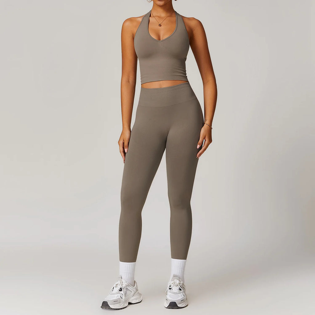 Women's Seamless Gym Set — 2 or 3 Piece Yoga Workout Suit