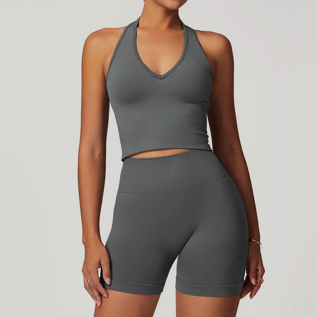 Women's Seamless Gym Set — 2 or 3 Piece Yoga Workout Suit