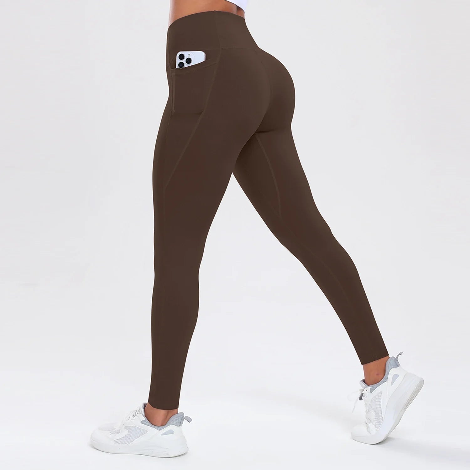Women's High-Waist Yoga Pants with Pockets — Butt Lifting & Tummy Control
