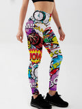 Women's 3D Print Push-Up Leggings