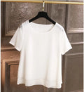 Chiffon Short Sleeve Blouse