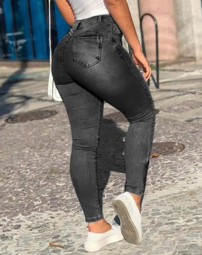 High Waist Skinny Jeans