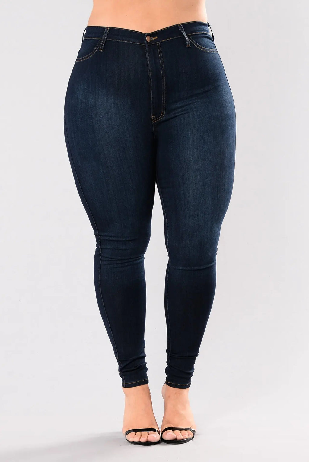 Women's Plus Size High Waist Skinny Jeans