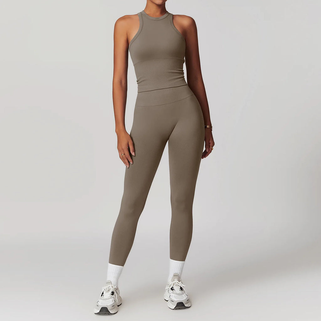 Women's Seamless Gym Set — 2 or 3 Piece Yoga Workout Suit