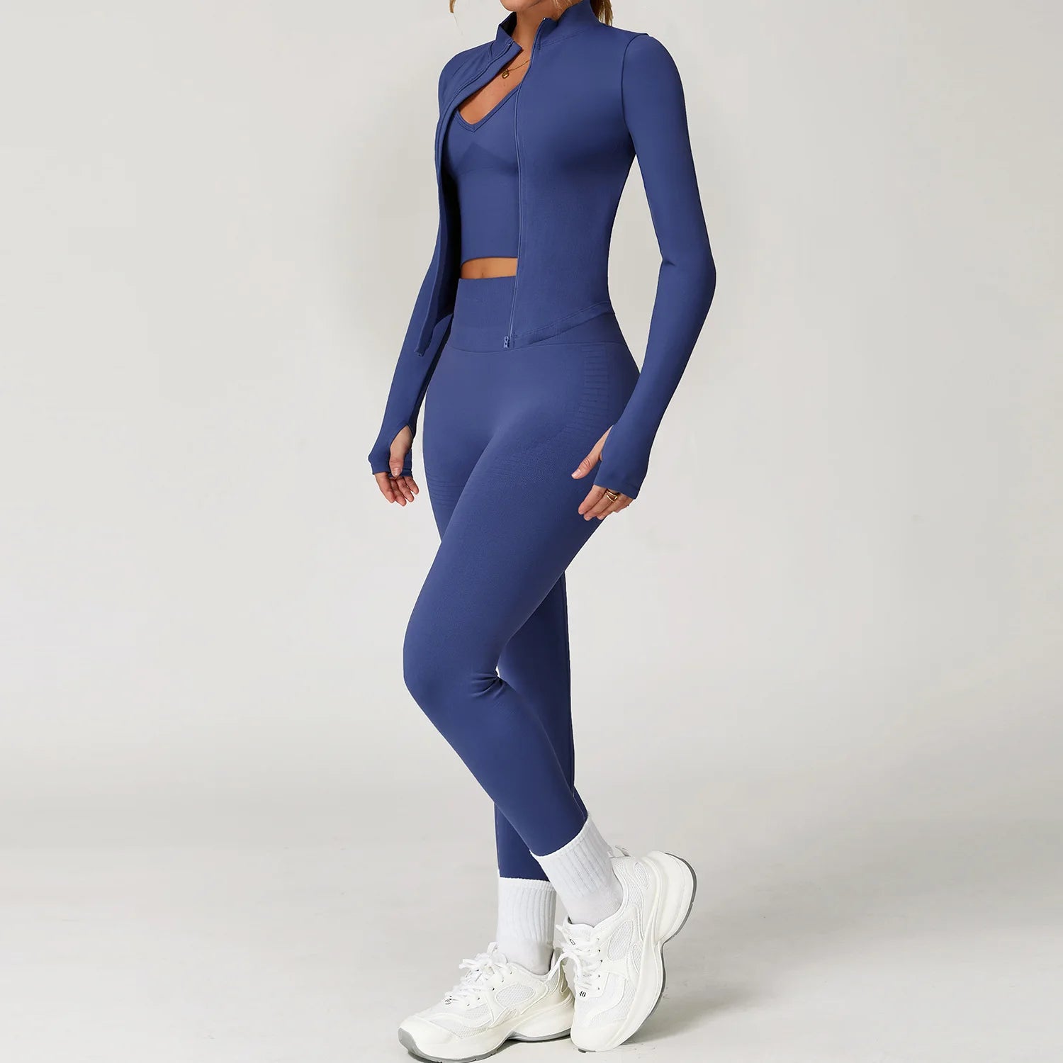 Women's Seamless Gym Set — 2 or 3 Piece Yoga Workout Suit