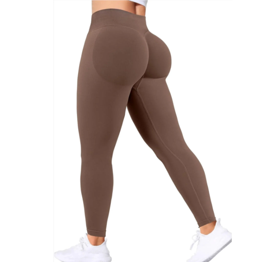 Seamless High-Waist Yoga Pants — Hip-Lifting, High Elastic