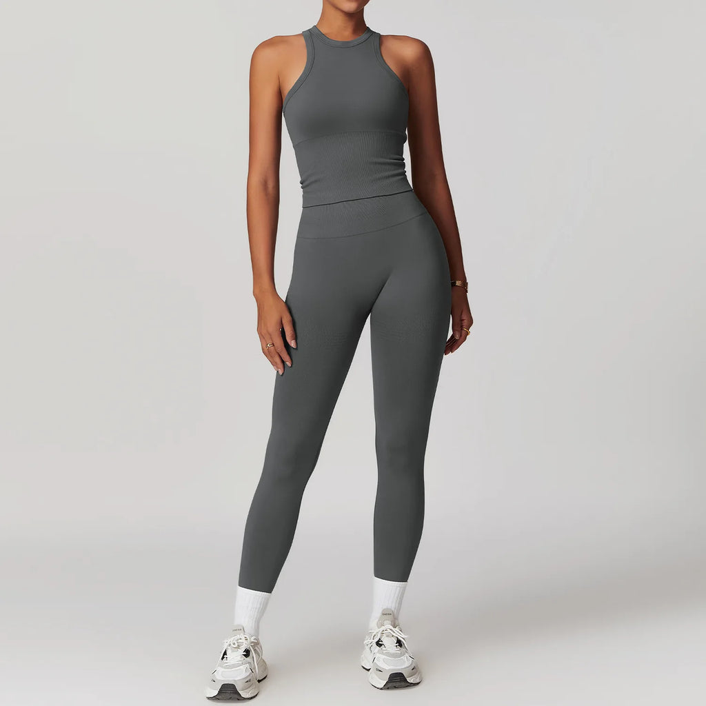 Women's Seamless Gym Set — 2 or 3 Piece Yoga Workout Suit