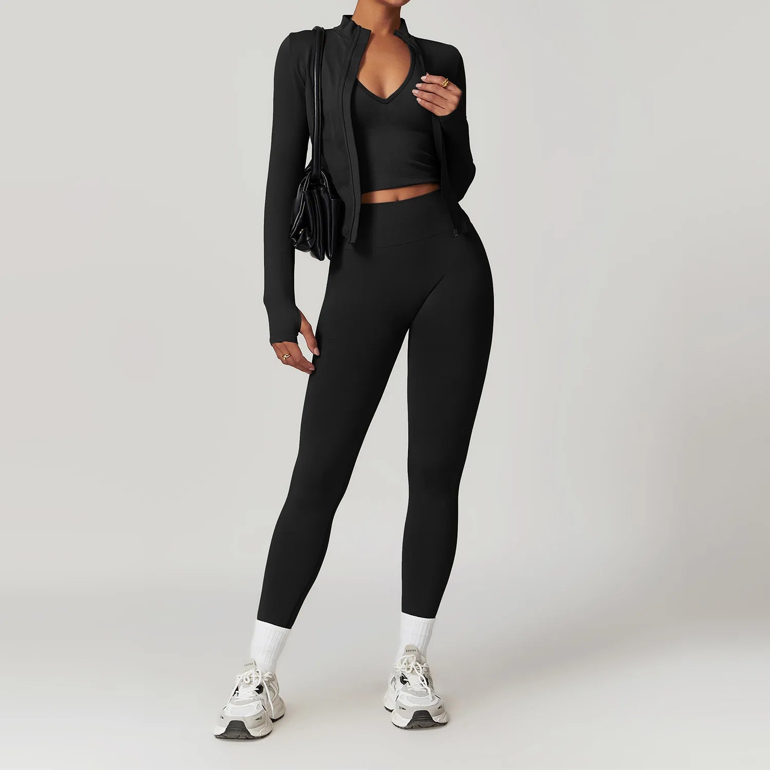 Women's Seamless Gym Set — 2 or 3 Piece Yoga Workout Suit